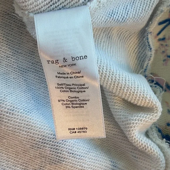 rag & bone women’s Floral Hoodie - Picture 7 of 8